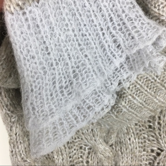 Anthropologie Sleeping in Snow Cowl Knit Sweater - Picture 3 of 8